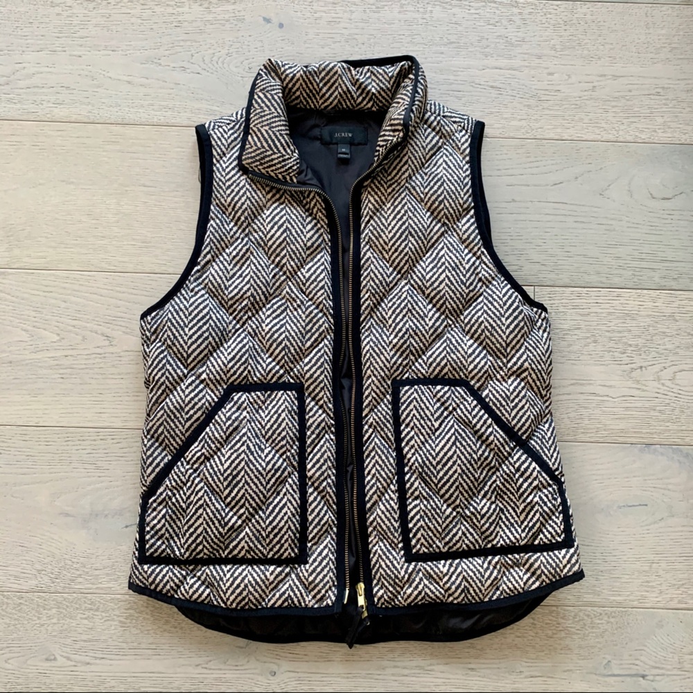 Jcrew Herringbone Excursion Vest - image 1